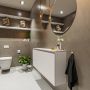 Mondiaz TURE Toiletmeubel 120x23x50cm met 1 kraangaten 2 deuren linen mat Wastafel Eden links Solid Surface Wit FK75341237 - Thumbnail 5