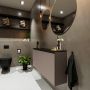 Mondiaz TURE Toiletmeubel 120x23x50cm met 1 kraangaten 2 deuren smoke mat Wastafel Eden links Solid Surface Zwart FK75341473 - Thumbnail 5