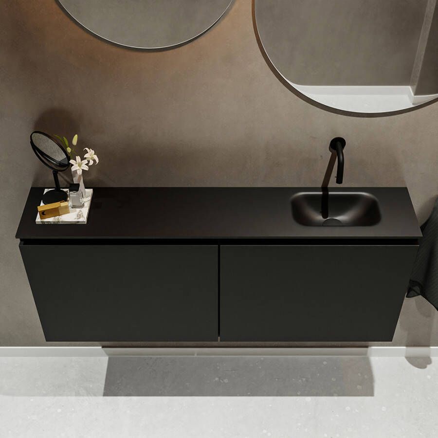 Mondiaz Ture fonteinmeubel 120cm Urban Eden wastafel Urban rechts zonder kraangat