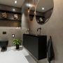 Mondiaz TURE Toiletmeubel 120x23x50cm met 0 kraangaten 2 deuren urban mat Wastafel Eden rechts Solid Surface Zwart FK75341418 - Thumbnail 4