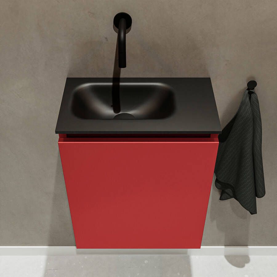 Mondiaz Ture fonteinmeubel 40cm Fire Eden wastafel Urban links zonder kraangat