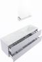 Mondiaz VICA-DLUX 150cm badmeubel onderkast Cale 4 lades. Inbouw wastafel CLOUD rechts 1 kraangat kleur Opalo. - Thumbnail 3