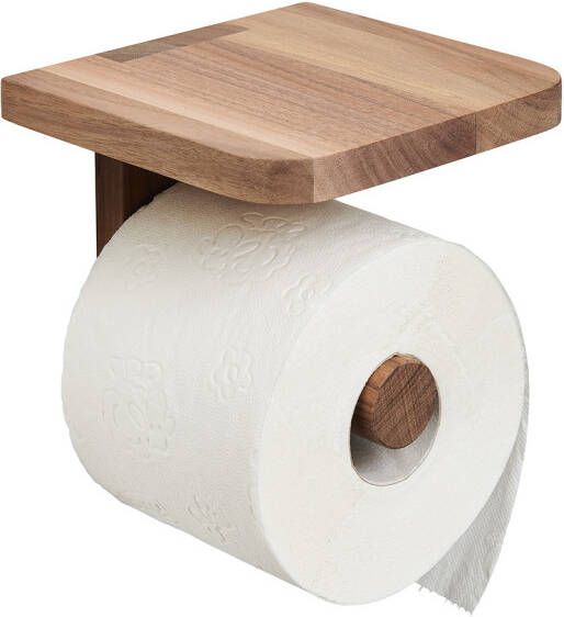 Pilat&Pilat Aljo toilethouder massief walnoot