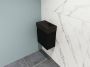 Proline Loft fonteinmeubel 40cm hardsteen kraangat links onderkast mat zwart - Thumbnail 3