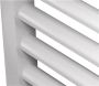 PRORAD radiator 589W recht verticaal buis rond 6x1 2''aansluitingen hxl 1154x600mm glanzend wit RAL9016 - Thumbnail 6