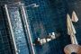 Valence Pinot wandtegel 6x24cm blue glans - Thumbnail 3