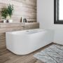 Riho Ligbad Halfvrijstaand Desire Corner Links 170x77x60 Acryl Mat Wit - Thumbnail 2
