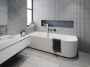 Riho Ligbad Halfvrijstaand Desire Corner Rechts 170x77x60 Acryl Glans Wit - Thumbnail 3