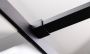 Riho Grid douchecabine XL 110x100x200cm 1 draaideur zwart profiel en helder glas G004018121 - Thumbnail 3