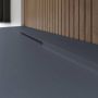 Riho Isola douchevloer 120x100cm leisteen lichtgrijs - Thumbnail 2
