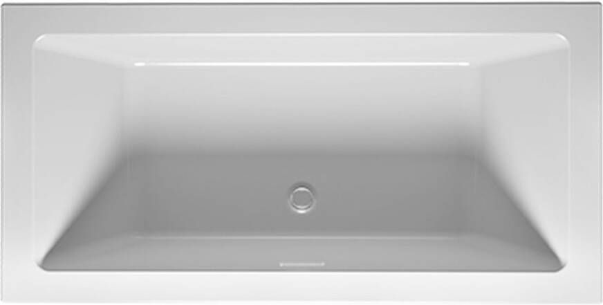 Riho Rethink Cubic Plug&Play halfvrijstaand bad 180x80cm acryl wit links