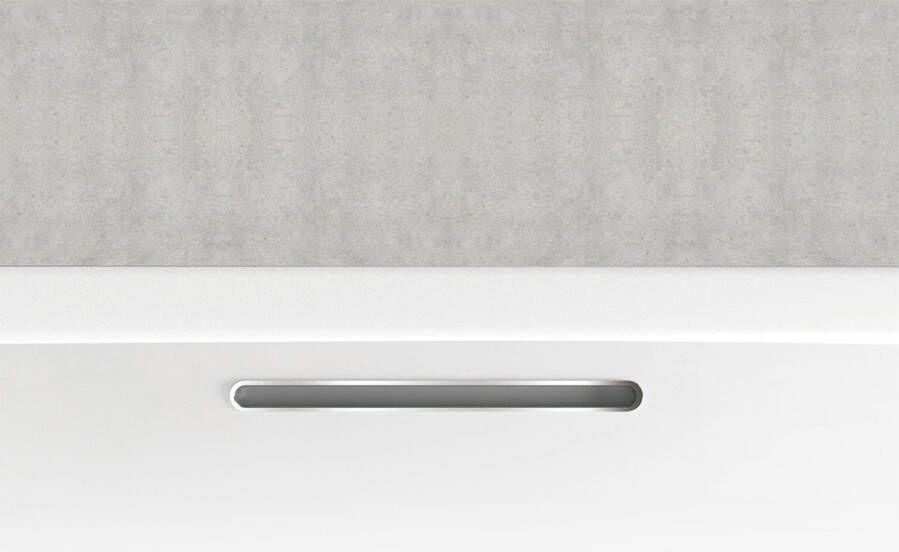 Riho Rethink Cubic Plug&Play halfvrijstaand bad 180x80cm acryl wit links