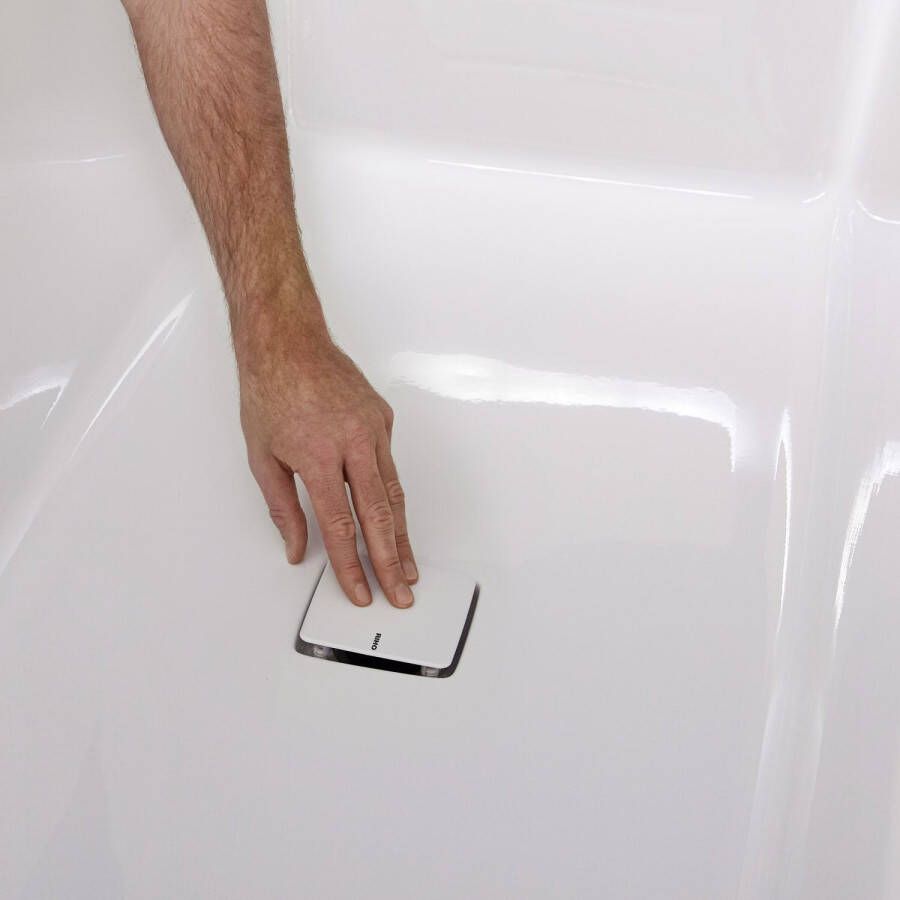 Riho Still Shower inbouw douchebad 180x80cm acryl wit