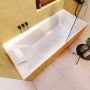 Riho Still Shower inbouw douchebad 180x80cm acryl wit LED kussen links - Thumbnail 2