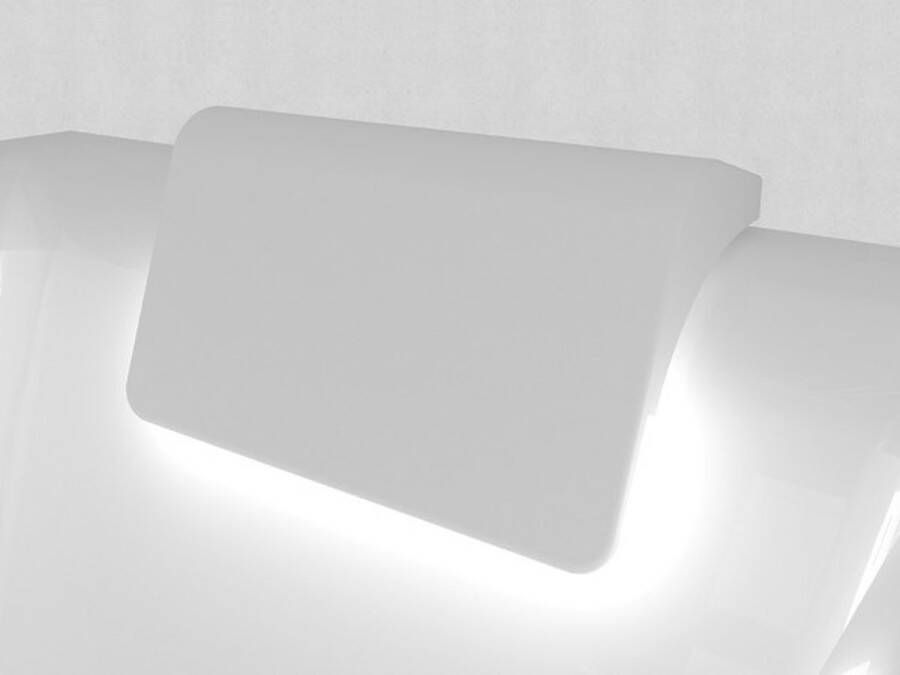 Riho Still Smart inbouw hoekbad 170x110cm acryl wit rechts met LED hoofdsteun