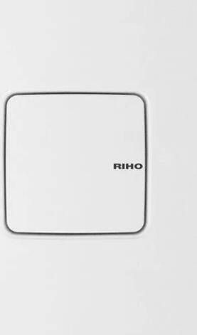 Riho Still Smart Plug&Play halfvrijstaand hoekbad 170x110cm links