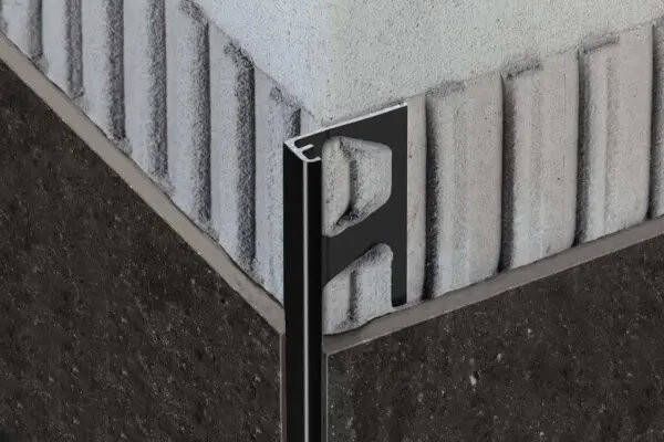 Schluter Jolly-AC tegelprofiel L=300cm H=12 5mm mat grafietzwart