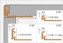 Schluter Jolly-TS tegelprofiel L=300cm H=12 5mm structuur-gecoat steengrijs - Thumbnail 2