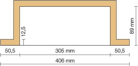 Schluter Kerdi-Board-N betegelbare inbouwnis 30 5x30 5mm