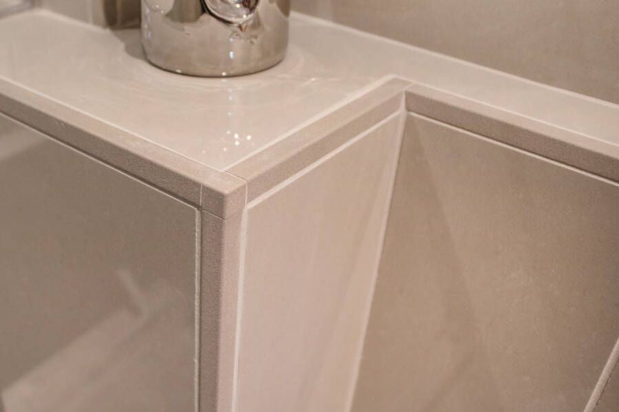 Schluter Quadec-A ED buitenhoek H=10mm zuiver wit mat