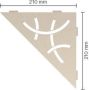 Schluter Shelf-E-S1 planchet 21x21x0.5cm inbouw Driehoek Perforatie: Curve gecoat donker antraciet ses1d6tsda - Thumbnail 3