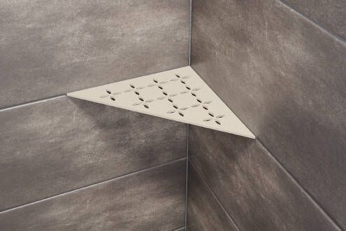 Schluter Shelf-E-S1 hoekplanchet 21x21cm Floral ivoor