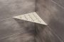Schluter Shelf-E-S1 planchet 21x21x0.5cm inbouw Driehoek Perforatie: Floral gecoat Ivoor ses1d5tsi - Thumbnail 2