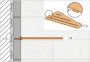 Schluter Shelf-E-S3 planchet 29.5x15.4x0.5cm inbouw Perforatie: Curve gecoat donker antraciet ses3d6tsda - Thumbnail 5