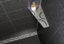 Schluter Shelf-E-S3 planchet 29.5x15.4x0.5cm inbouw Perforatie: Curve RVS geborsteld ses3d6eb - Thumbnail 4