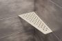 Schluter Shelf-E-S3 planchet 29.5x15.4x0.5cm inbouw Perforatie: Floral gecoat Ivoor ses3d5tsi - Thumbnail 3