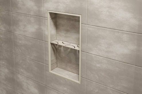 Schluter Shelf-N-S1 planchet 30x8 7cm voor Kerdi-Board nissen Curve ivoor