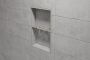 Schluter Shelf-N-S1 planchet 30x8.7x0.5cm inbouw Rechthoek Perforatie: Curve gecoat steengrijs sns1d6tssg - Thumbnail 3