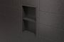 Schluter Shelf-N-S1 planchet 30x8.7x0.5cm inbouw Rechthoek Perforatie: Floral gecoat donker antraciet sns1d5tsda - Thumbnail 3