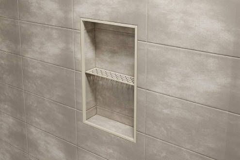 Schluter Shelf-N-S1 planchet 30x8 7cm voor Kerdi-Board nissen Floral ivoor