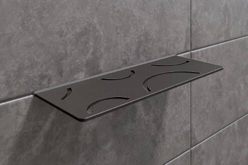 Schluter Shelf-W-S1 planchet 30x11 5cm Curve donker antraciet