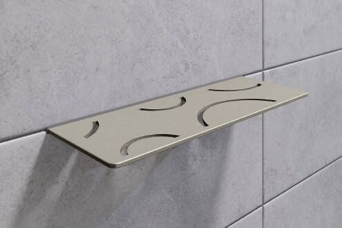 Schluter Shelf-W-S1 planchet 30x11 5cm Curve steengrijs