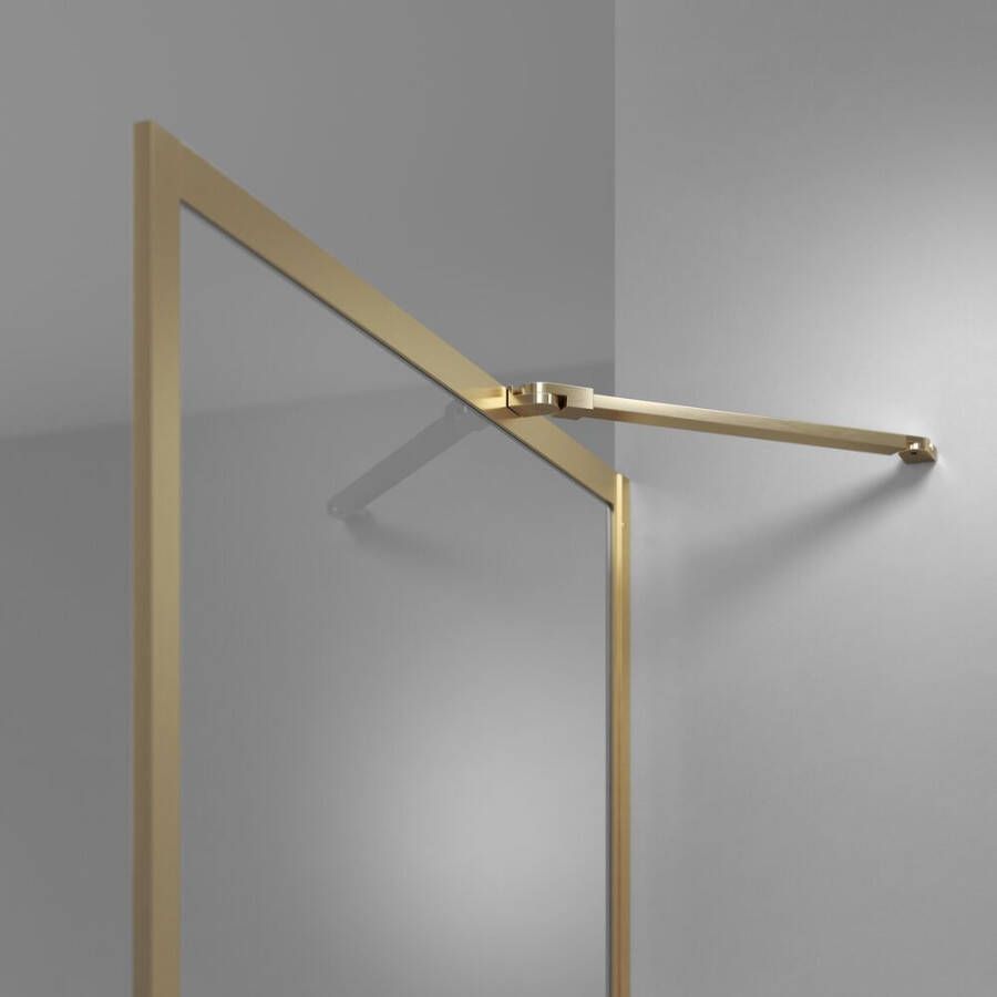 Sealskin Get Wet Contour Inloopdouche A3 100cm geborsteld goud