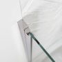 Sealskin Hooked draaideur met zijwand 200 x 100 x 100 cm met 6 mm helder veiligheidsglas met antikalk coating zilver hoogglans - Thumbnail 5