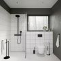 Beslagsboden BB1230 toiletrolhouder wc-borstelgarnituur zwart edelstaal - Thumbnail 2