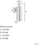 Smedbo House Zeepdispenser 5x16x10.5cm zelfklevend boren Massief messing Mat Chroom RS370 - Thumbnail 3