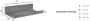 Smedbo Sideline Planchet 11.2x4.7cm zelfklevend boren RVS Gepolijst edelstaal DK5001 - Thumbnail 2