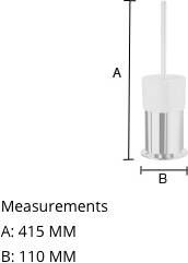 Smedbo Outline toiletborstelhouder chroom