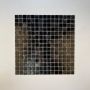 The Mosaic Factory Amsterdam vierkante glasmozaïek tegels 32x32 zwart goud mix - Thumbnail 2