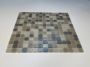 The Mosaic Factory Amsterdam mozaïektegel 2x2x0.4cm voor wand en vloer voor binnen en buiten vierkant Glas Grijs Mix GM51 - Thumbnail 4