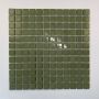 The Mosaic Factory Barcelona mozaïektegel 30x30cm wandtegel Vierkant Porselein Olive Green Glans AF230030 - Thumbnail 3
