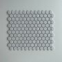 The Mosaic Factory Barcelona mozaïektegel 26x30cm wandtegel Zeshoek Hexagon Porselein Extra White Glans AFH23051 - Thumbnail 5