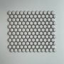 The Mosaic Factory Barcelona mozaïektegel 26x30cm wandtegel Zeshoek Hexagon Porselein Soft White with edge Glans AFH23022 - Thumbnail 3