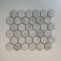 The Mosaic Factory Barcelona mozaïektegel 28.2x32.1cm wand en vloertegel Zeshoek Hexagon Porselein Carrara White Mat AMH13003 - Thumbnail 5