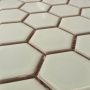 The Mosaic Factory Barcelona mozaïektegel 28.2x32.1cm wandtegel Zeshoek Hexagon Porselein Light Green Edge Glans AFH06052 - Thumbnail 3