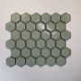 The Mosaic Factory Barcelona mozaïektegel 28.2x32.1cm wandtegel Zeshoek Hexagon Porselein Light Green Edge Glans AFH06052 - Thumbnail 5